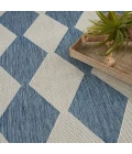 Nourison Positano Navy Blue POS04 8 ft. X Round Rug