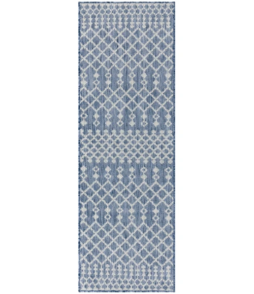 Nourison Positano Navy Blue POS02 2 ft. X 6 ft. Rect. Rug