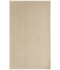 Nourison Tulum Cream TLM02 2 ft. X 3 ft. Rect. Rug