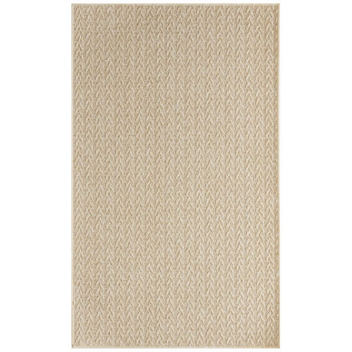 Nourison Tulum Cream TLM02 2 ft. X 3 ft. Rect. Rug