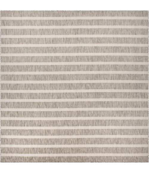 Nourison Positano Grey Ivory POS03 10ft. Square Rug