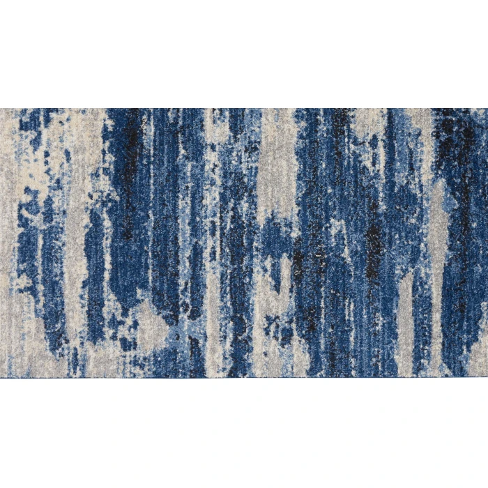 Calvin Klein River Flow Blue Grey RFV01 5ft. 3in. x 7ft. 3in. Rect. Rug