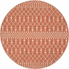 Nourison Positano Terracotta POS02 4ft. Round Rug