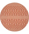 Nourison Positano Terracotta POS02 4ft. Round Rug