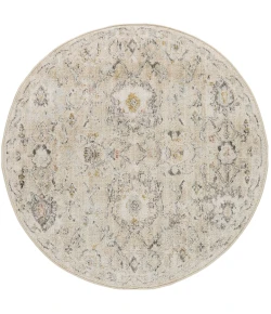 Nourison Home Oushak Home OUS01 Cream 4 ft. Round Area Rug