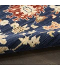 Nourison Home Antique Bloom Blue ANB01 2ft.4in. x 12ft. Rect. Rug