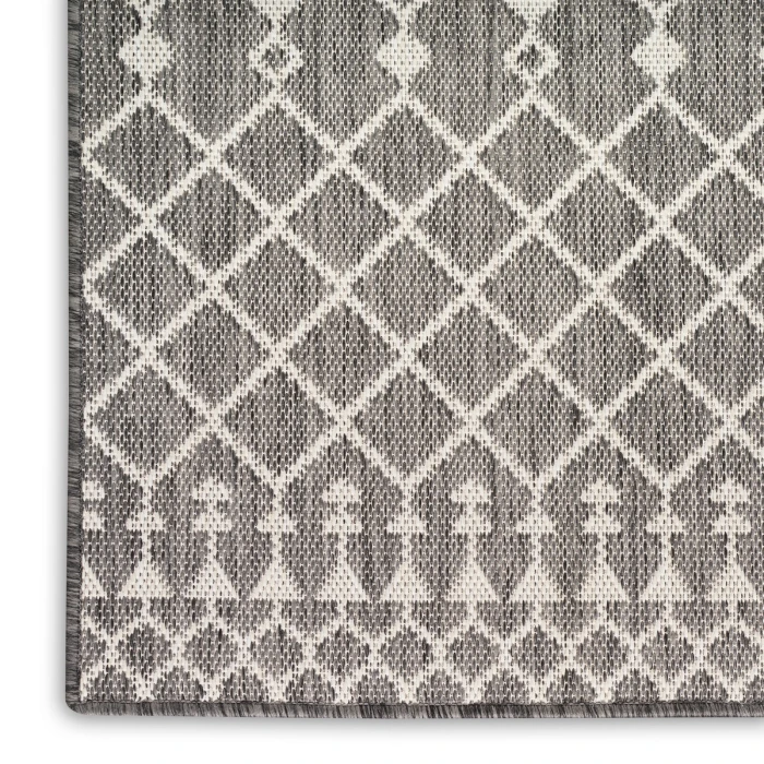 Nourison Positano Charcoal POS02 4 ft. X 6 ft. Rect. Rug