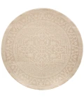Nourison Tulum Cream TLM05 8 ft. X Round Rug