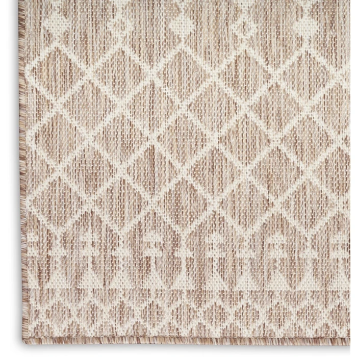 Nourison Positano Beige POS02 2ft.2in. x 10ft. Rect. Rug