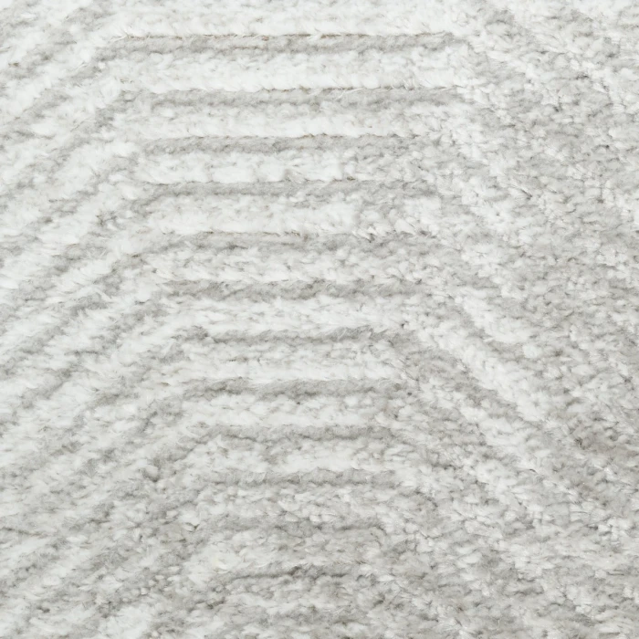 Nourison Dekor Grey DEK04 5 ft. 3 in. X 7 ft. Rect. Rug