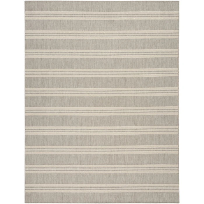 Nourison Home Horizon Indoor/Outdoor Grey HOZ05 10ft. x 14ft. Rect. Rug