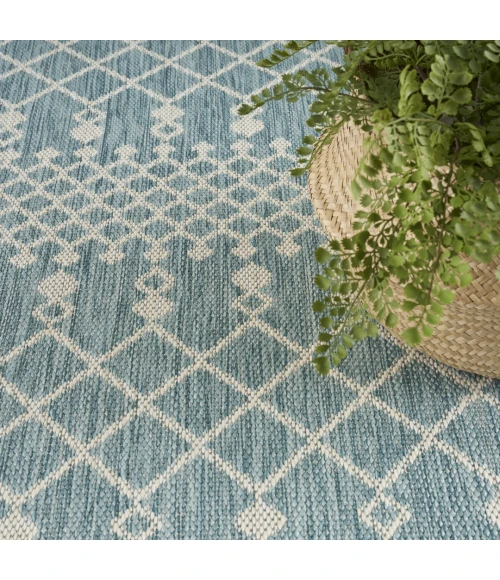 Nourison Positano Aqua POS02 12ft. x 15ft. Rect. Rug