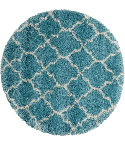 Nourison Home Amore Blue AMOR2 3ft.11in. x Round Round Rug