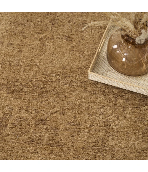 DKNY Pure Shades Brown SAD01 5ft.3in. x 7ft.8in. Rect. Rug