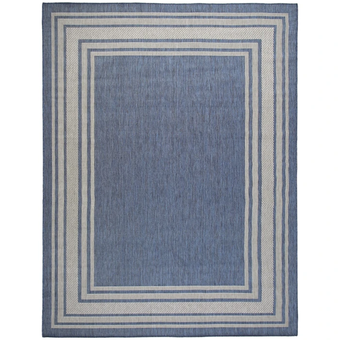 Nourison Horizon Indoor/Outdoor Denim HOZ03 8 ft. X 10 ft. Rect. Rug