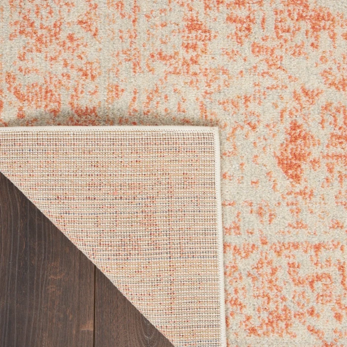 Nourison Tranquil Ivory Pink TRA05 8ft. x 10ft. Rect. Rug