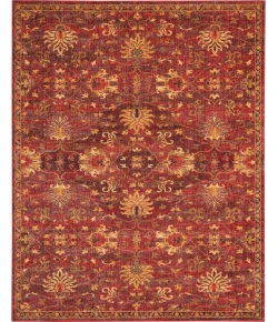 Nourison Home Jewel Red JEL02 9ft. x 12ft. Rect. Rug