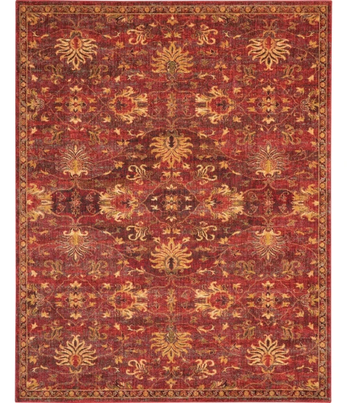 Nourison Home Jewel Red JEL02 9ft. x 12ft. Rect. Rug