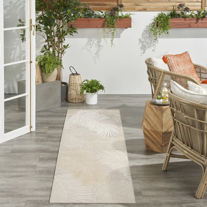Nourison Home Suncoast Beige SNC03 2ft. x 6ft. Rect. Rug
