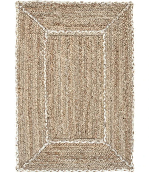 Nourison Terrazzo Jute Natural Grey TRJ01 2 ft. X 3 ft. Rect. Rug