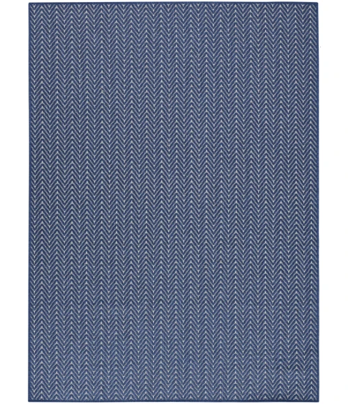 Nourison Horizon Indoor/Outdoor Navy HOZ02 5 ft. X 7 ft. Rect. Rug