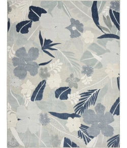 Nourison Home Suncoast Blue SNC01 7ft.10in. x 9ft.10in. Rect. Rug
