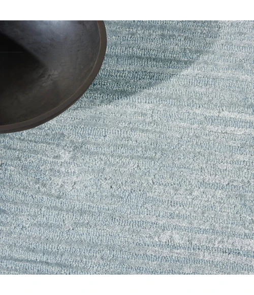 Calvin Klein CK010 Linear Light Blue LNR01 8 ft. Rect. Rug