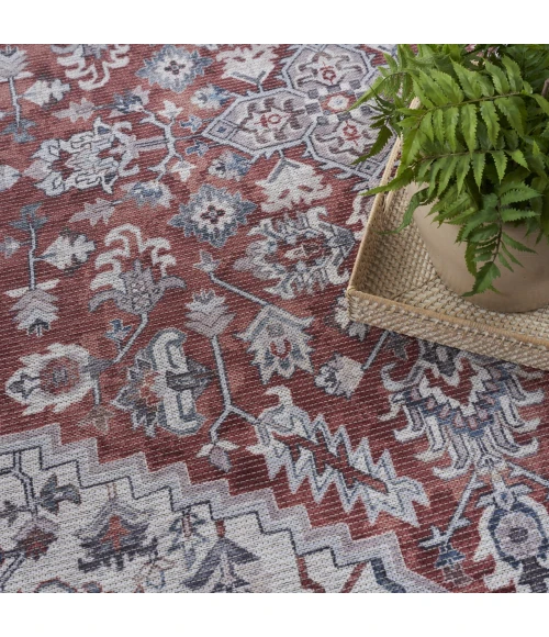 Nourison Home New Concept Washables Red SR104 9ft.2in. x 12ft. Rect. Rug