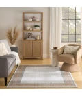 Nourison Dekor Grey DEK06 5 ft. 3 in. X 7 ft. Rect. Rug