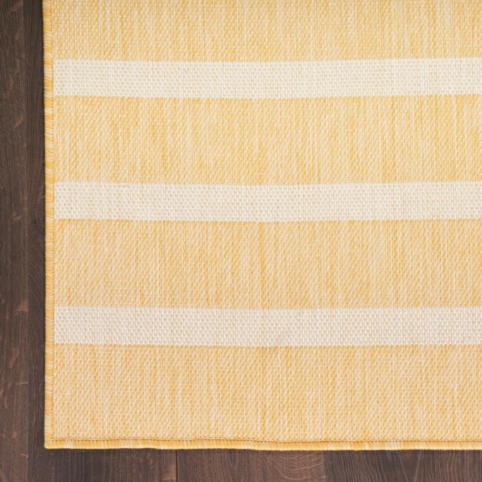 Nourison Positano Yellow Ivory POS03 8 ft. X 10 ft. Rect. Rug
