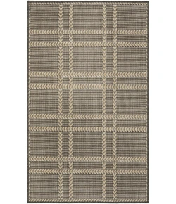Nourison Home Horizon Indoor/Outdoor Black HOZ04 3ft. x 5ft. Rect. Rug