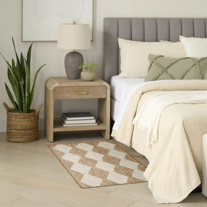Nourison Home Positano Tan POS04 2ft. x 3ft. Rect. Rug