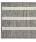Nourison Positano Charcoal Ivory POS03 2ft.2in. x 8ft. Rect. Rug