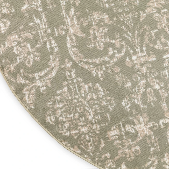 Nourison Jubilant Olive JUB09 5 ft. 3 in. X Round Rug