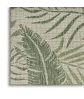 Nourison Garden Oasis Ivory Green GOA02 2 ft. X 6 ft. Rect. Rug