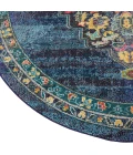 Nourison Home Passionate Blue PST01 7’10” x Round Round Rug