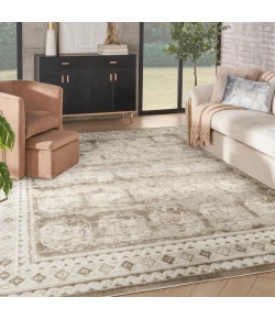 Nourison Home Dekor DEK01 Ivory Taupe 7 ft. 10 in. X 9 ft. 10 in. Area Rug