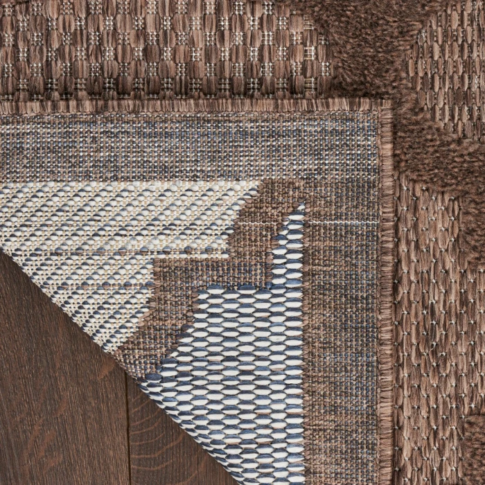 Nourison Easy Care Brown NES01 10 ft. X 14 ft. Rect. Rug