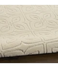 Nourison Home Washable Charm Cream / Ivory WCH03 2ft.2in. x 8ft. Rect. Rug