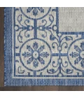 Nourison Country Side Ivory Blue CTR03 2ft.2in. x 3ft.9in. Rect. Rug