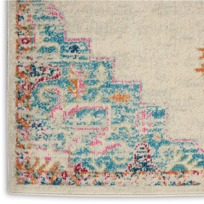 Nourison Passion Grey Multicolor PSN24 2ft. 2in. x 7ft. 6in. Rect. Rug