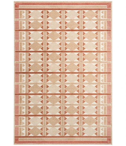 Nourison Nordic Rust NRC06 4 ft. X 6 ft. Rect. Rug