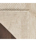 Nourison Easy Care Cream NES01 2 ft. 2 in. X 10 ft. Rect. Rug