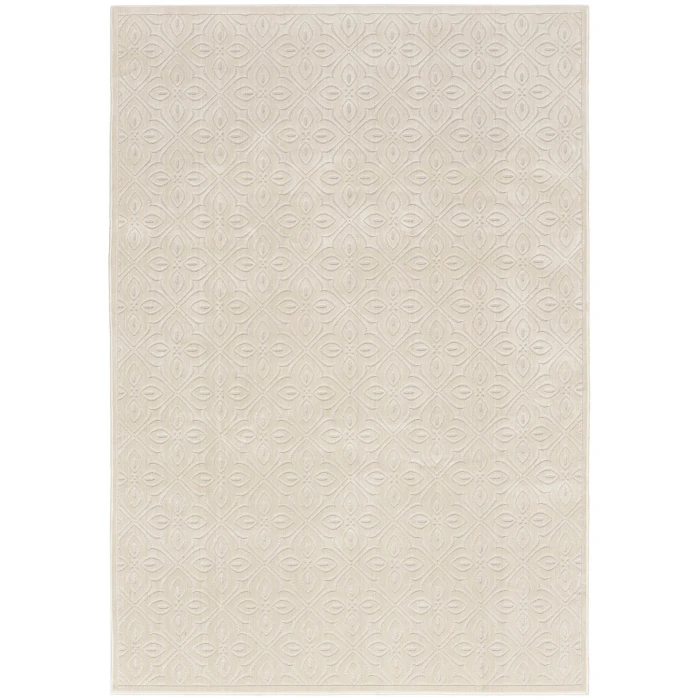 Nourison Washable Charm Ivory WCH03 6 ft. X 9 ft. Rect. Rug