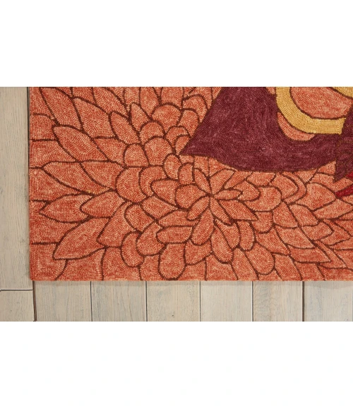 Nourison Home South Beach Red SOU07 8ft. x 10ft.6in. Rect. Rug