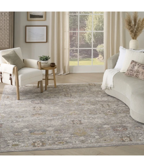 Nourison Home Antique Fusion Grey ANF05 3ft.11in. x 5ft.10in. Rect. Rug
