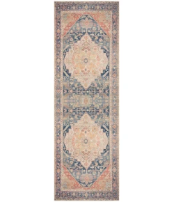 Nourison Home Vintage Washables VWS13 Blue Coral 2 ft. X 6 ft. Area Rug