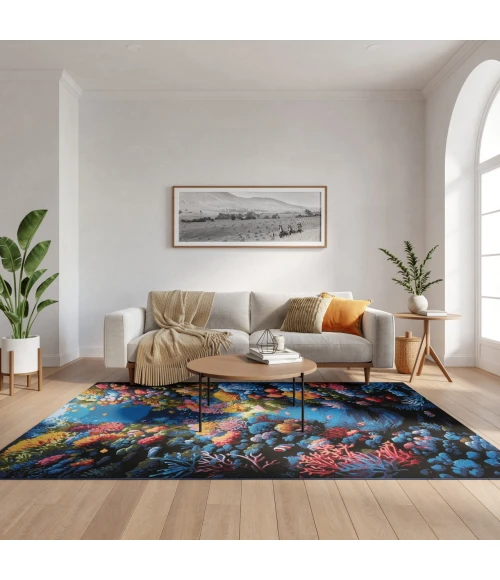 Nourison Home Color Splash Multicolored CSP03 4ft. x 6ft. Rect. Rug