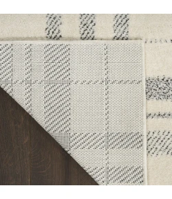Nourison Modern Comfort Ivory Black MNC04 2ft.2in. x 10ft. Rect. Rug