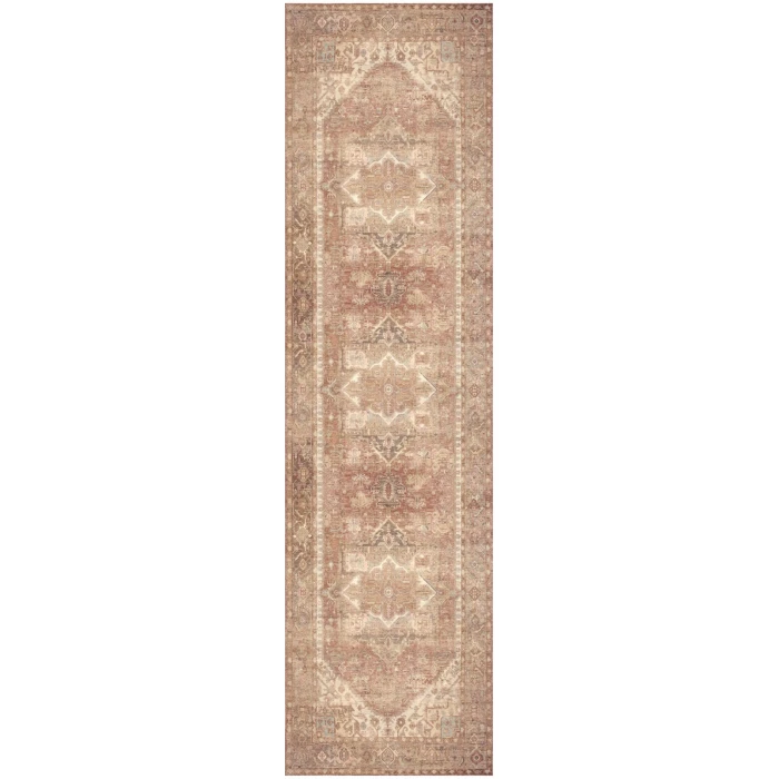 Nourison Vintage Washables Gold VWS14 2 ft. 2 in. X 8 ft. Rect. Rug